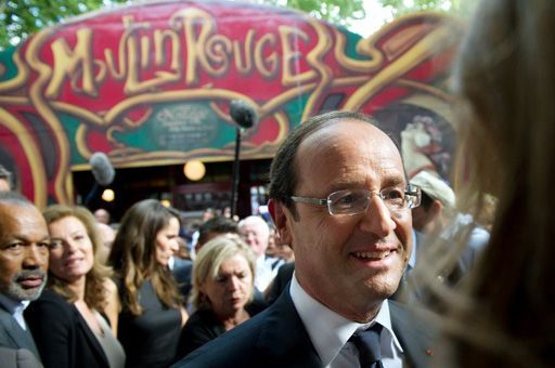 François Hollande au festival d&#039;Avignon
 (Bertrand Langlois)