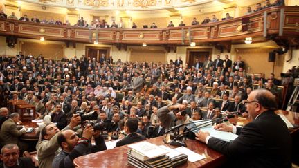 Le parlement &eacute;gyptien, en janvier 2012. (KHALED ELFIQI / POOL)