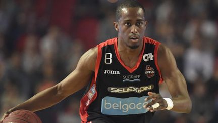 Rodrigue Beaubois sous le maillot de Charleroi (JOHN THYS / AFP)