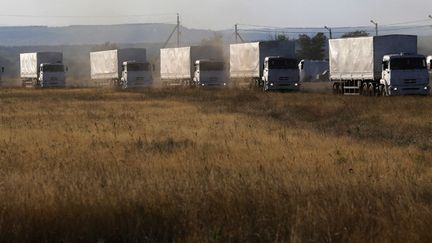 &nbsp; (Le convoi russe s'est remis en route ce vendredi matin © REUTERS | Alexander Demianchuk)