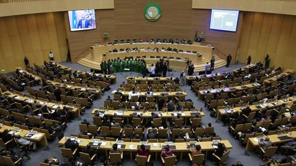 Vue d'ensemble de la session de l'Union africaine, &agrave; Addis-Abeba (Ethiopie),&nbsp;le 27 mai 2013. (© STRINGER . / REUTERS / X80002)