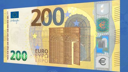 Le nouveau billet de 200 euros.&nbsp; (BANQUE CENTRALE EUROPEENNE)