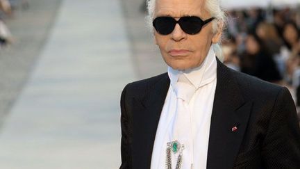 Karl Lagerfeld à Antibes en mai 2011
 (AFP. V.Hache)