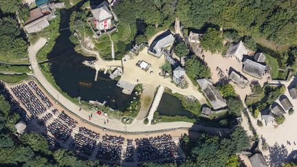 Le Puy du Fou, parc d'attractions situé sur la commune des Epesses (Vendée), en octobre 2021. (LEROY FRANCIS / HEMIS.FR VIA AFP)