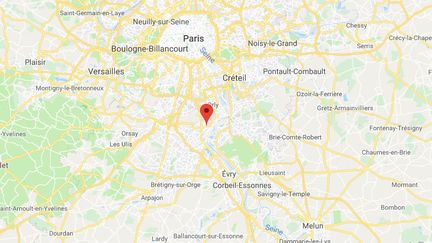 La comune d'Athis-Mons, dans le département de l'Essonne. (GOOGLE MAPS)