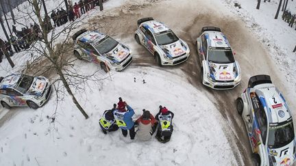 Jari-Matti Latvala (Volkswagen) se rapproche de la victoire en Suède (BILDAGENTUR KRÄLING / BILDAGENTUR KRÄLING)