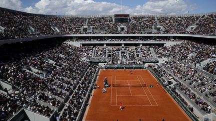 Le court Philippe Chatrier à Roland-Garros, en 2019.  (THOMAS SAMSON / AFP)