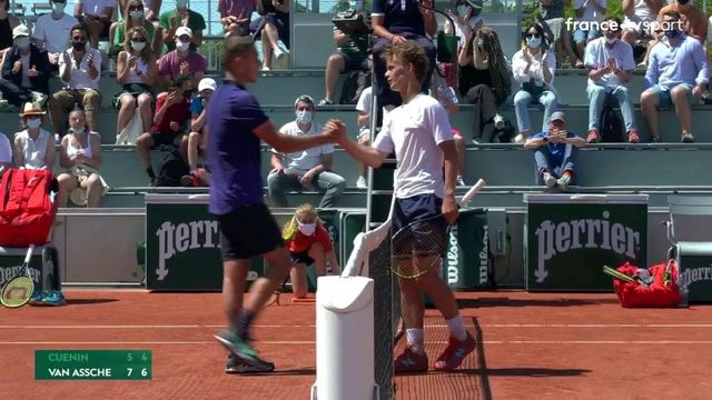 Les meilleurs moments du match Sean Cuenin - Luca Van Assche