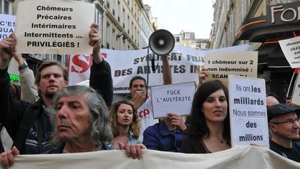 Manifestations d'intermittents le 2 juin 2014 à Paris.
 (Citizenside/ Yann Korbi )