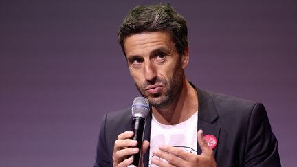 Tony Estanguet, le président du Comité d'organisation des Jeux olympiques de Paris 2024, le 7 juin 2023. (FRANCK FIFE / AFP)