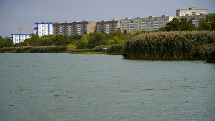 La ville de Koursk, en Russie, le 9 septembre 2024. (VLADIMIR ALEKSANDROV / ANADOLU / AFP)