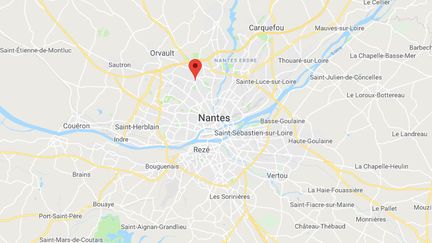 Le mineur auteur d'un braquage dans un fast-food à Nantes est en garde à vue depuis dimanche soir. (GOOGLE MAPS)