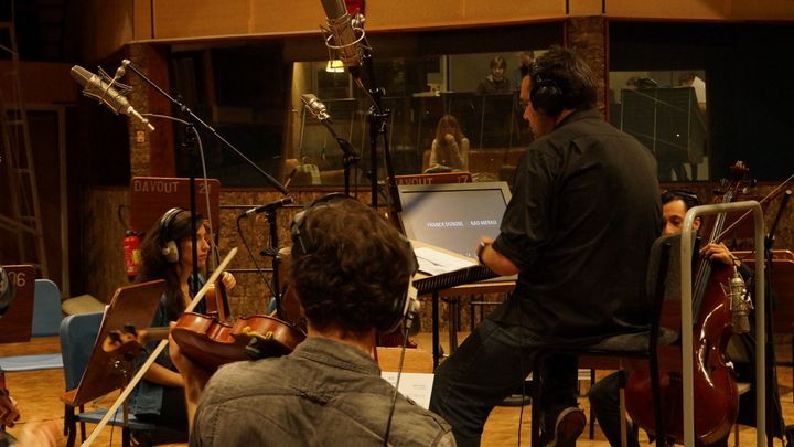 Séance de travail avec les musiciens
 (Claire Taillefer)