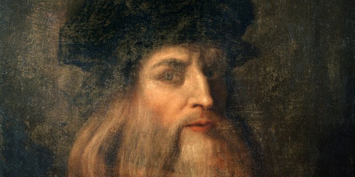 Léonard de Vinci : autoportrait présumé (détail)
 (Leemage)