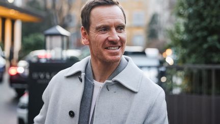 L'acteur irlandais Michael Fassbender assiste à la Semaine de la mode masculine de Milan automne-hiver 2024/2025 à Milan, en Italie, le 15 janvier 2024. (ALESSANDRO BREMEC / NURPHOTO)