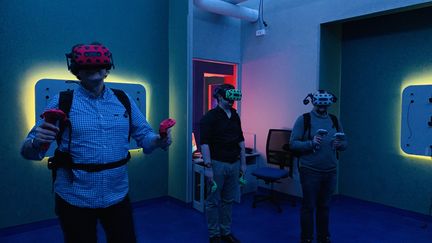 Illucity permet de jouer à plusieurs en réalité virtuelle (Jérôme Colombain / Radio France)