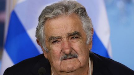 Le pr&eacute;sident uruguayen Jos&eacute; Mujica, le 13 mai 2014 &agrave; Washington. (JEWEL SAMAD / AFP)