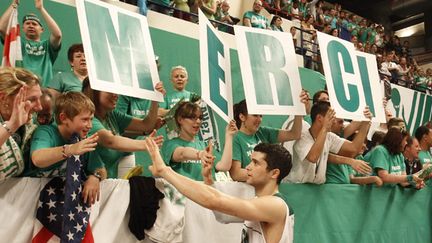 Trenton Meacham, ici, avec le maillot de Nanterre sur le dos (CEDRIC LECOCQ / MAXPPP)