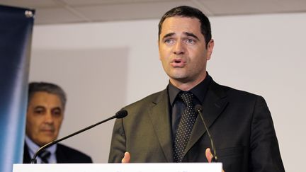 L'ex responsable de l'Office central pour la répression du trafic illicite de stupéfiants (OCRTIS), François Thierry, le 18 mars 2011 à Nanterre. (PIERRE VERDY / AFP)