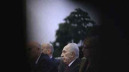 Shimon Peres (à Pékin) le 8 avril 2014 ( REUTERS - Feng Li - Pool)