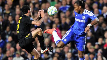 L'attaquant Didier Drogba a encore brillé en Ligue des Champions