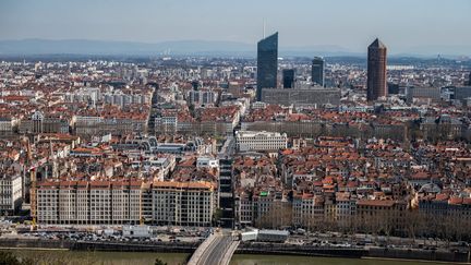 Lyon, le 17 mars 2020. (JEFF PACHOUD / AFP)