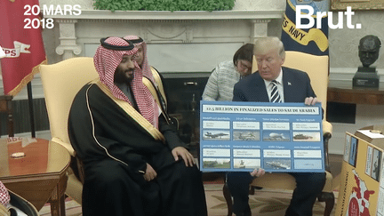 Lors de la visite de Mohammed Ben Salman, le Prince héritier de l’Arabie saoudite, à Washington, Donald Trump n’a pas hésité à se vanter des recettes de ventes d’armes.