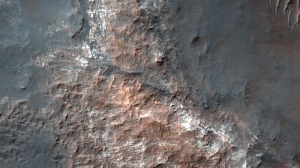 Image de reconnaissance de&nbsp;la planète Mars obtenue le 1er juillet 2017 par la NASA. (AFP PHOTO / NASA / JPL-Caltech / Univ. of Arizona)