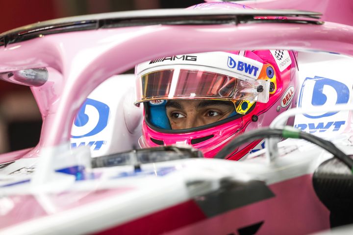 Esteban Ocon (FRA/Force India) s'est élancé de la septième place. (FLORENT GOODEN / DPPI MEDIA)