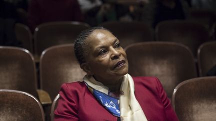 L'ancienne ministre de la Justice Christiane Taubira à New York, le 29 janvier&nbsp;2016. (ZUMA WIRE/ZUMA/REA / REA)