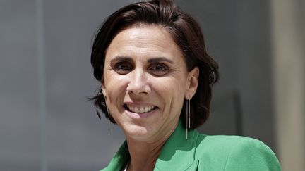 Laure Lavalette, députée du Var, porte-parole du Rassemblement national, à Paris le 2 juillet 2024 (STEPHANE DE SAKUTIN / AFP)