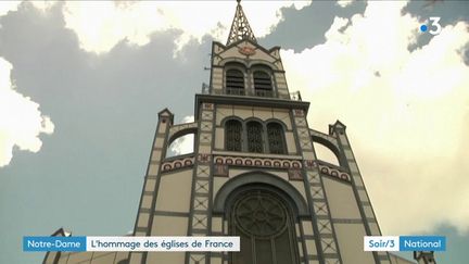 L'hommage des cathédrales de France à Notre-Dame de Paris