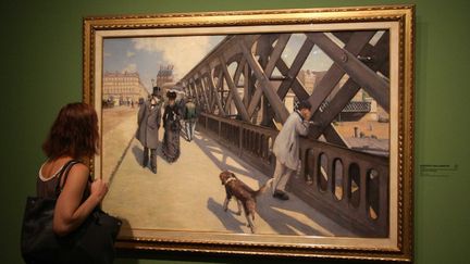 "Le pont de l'Europe", Gustave Caillebotte, 1876, l'une des 62 oeuvres d'art appartenant à des collectionneurs privés exposés au musée Marmottan de Paris
 (GINIES/SIPA)