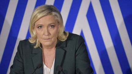 La candidate du Rassemblement national, Marine Le Pen, à Paris, le 2 février 2022. (AFP)