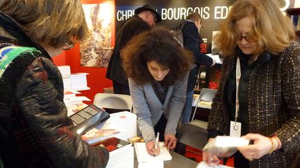 Le stand Christian Bourgois u Salon du Livre 2015
 (Laurence Houot / Culturebox)