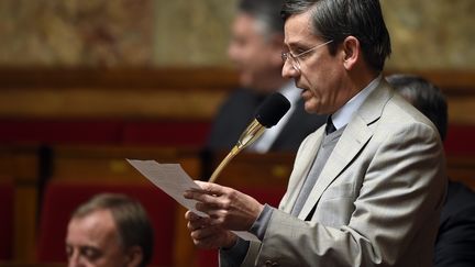 Charles de Courson,&nbsp;député&nbsp;Les&nbsp;Centristes de la Marne, à l'Assemblée nationale, le 10 février 2015. (ERIC FEFERBERG / AFP)