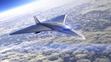 Illustration de la conception du vaisseau commercial de la compagnie de tourisme spatial&nbsp;Virgin Galactic. (HANDOUT / VIRGIN GALACTIC/THE SPACESHIP CO)