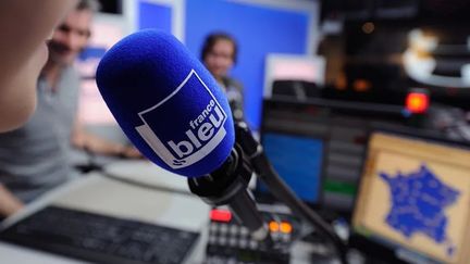 Un micro France Bleu (photo d'illustration) (RADIOFRANCE)