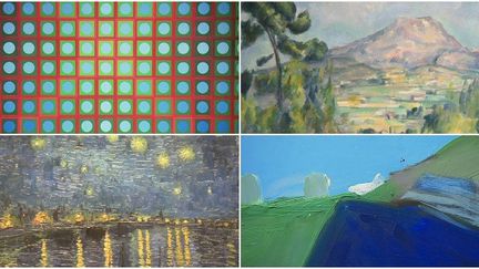 Vasarely, Cezanne, van Gogh, de Staël quatre peintres à travers les siècles inspirés par la Provence
 (France 3 / Culturebox )