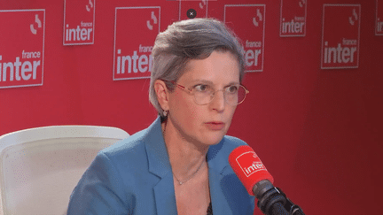 Sandrine Rousseau, députée écologiste de Paris, invitée de France Inter, le 26 septembre 2024. (FRANCE INTER / RADIO FRANCE)