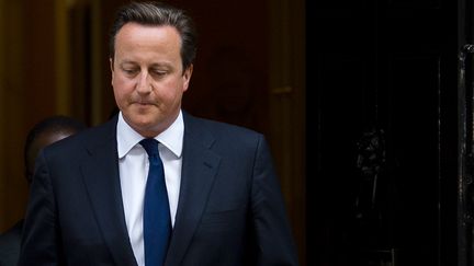 Le Premier ministre britannique David Cameron, &agrave; Londres (Royaume-Uni), le 29 ao&ucirc;t 2013. (LEON NEAL / AFP)