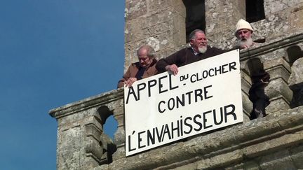 Le tournage du 4e long métrage de Nicolas Guillou, "Plogoff, 1980", a débuté fin septembre avec des habitants du village du Finistère (France 3 Bretagne)