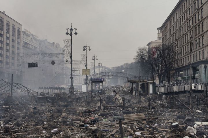 La dernière bataille pour Maidan - Kiev, Ukraine, 19-21 février 2014
 (JEROME SESSINI / MAGNUM)