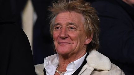 Le chanteur Rod Stewart à Glasgow (Ecosse), le 11 octobre 2022. (ANDY BUCHANAN / AFP)