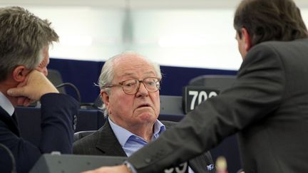 &nbsp; (Avec l'ouverture d'une enquête pour blanchiment de fraude fiscale, l'étau se resserre pour Jean-Marie Le Pen © MaxPPP)