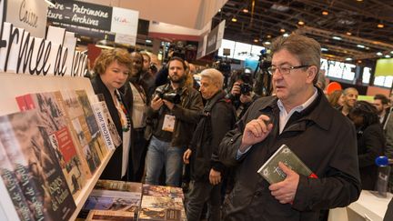 Jean-Luc Mélenchon le 24 mars au Salon Livre Paris.
 (CITIZENSIDE / Serge TENANI / Citizenside)