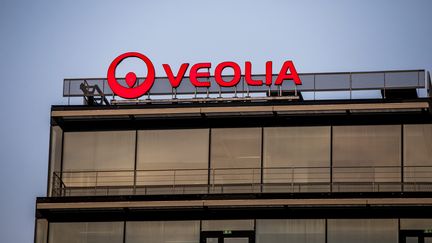 Le nouveau siège de la multinationale&nbsp;Veolia, à Aubervilliers. (MAXPPP)