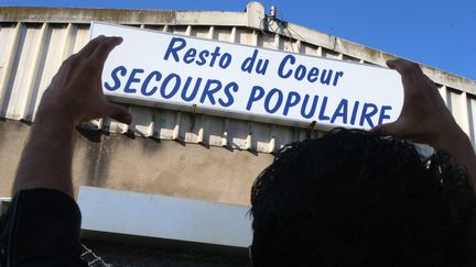 Le local du Secours populaire, à Hayange (Moselle), le 27 septembre 2016. (MAXPPP)