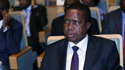 Le président de la Zambie, Edgar Lungu participe à une réunion de l'Union africaine à Addis Abeba le 17 janvier 2019. (MINASSE WONDIMU HAILU / ANADOLU AGENCY)