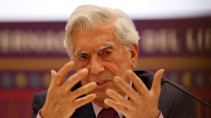 Le&nbsp;Péruvien&nbsp;Mario Vargas Llosa,&nbsp;Nobel de Littérature 2010, à Mexico (Mexique) le 30 novembre 2019. (FRANCISCO GUASCO/EFE/SIPA / EFE)